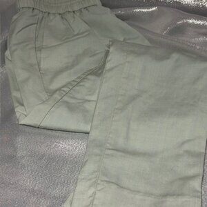 J. CREW MINT GREEN ELASTIC WAISTED PANTS INTERIOR DRAWSTRINGS 00